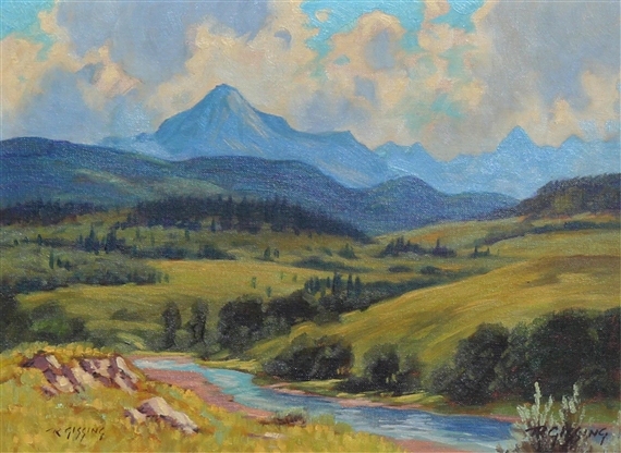 On Pincher Creek by Roland Gissing, 1966