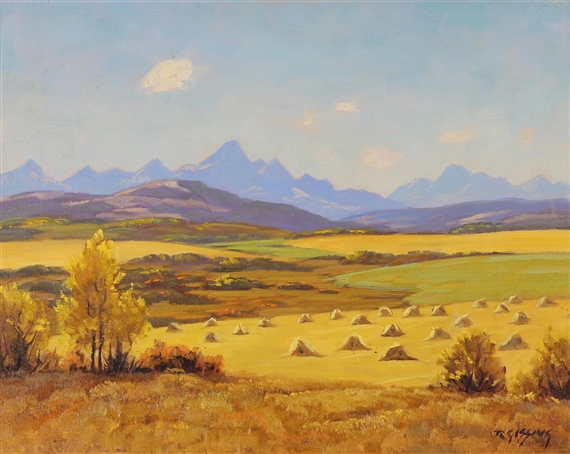Near Pincher Creek by Roland Gissing, 1963