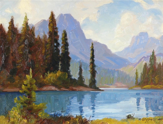 Mountain Lake by Roland Gissing