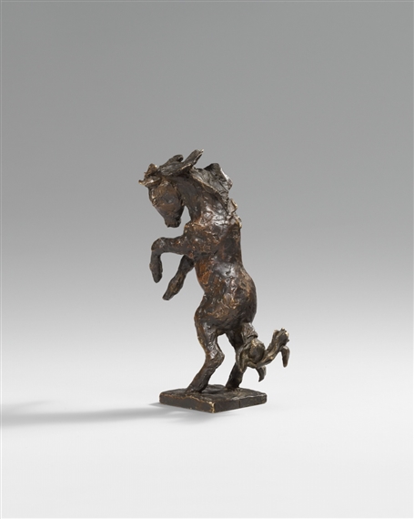 Steigendes Pony (Pony bäumend; Pony auf der Hinterhand)