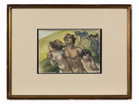 Wiesentanz by Ludwig von Hofmann, circa 1910