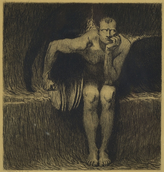 Lucifer by Franz von Stuck, 1889