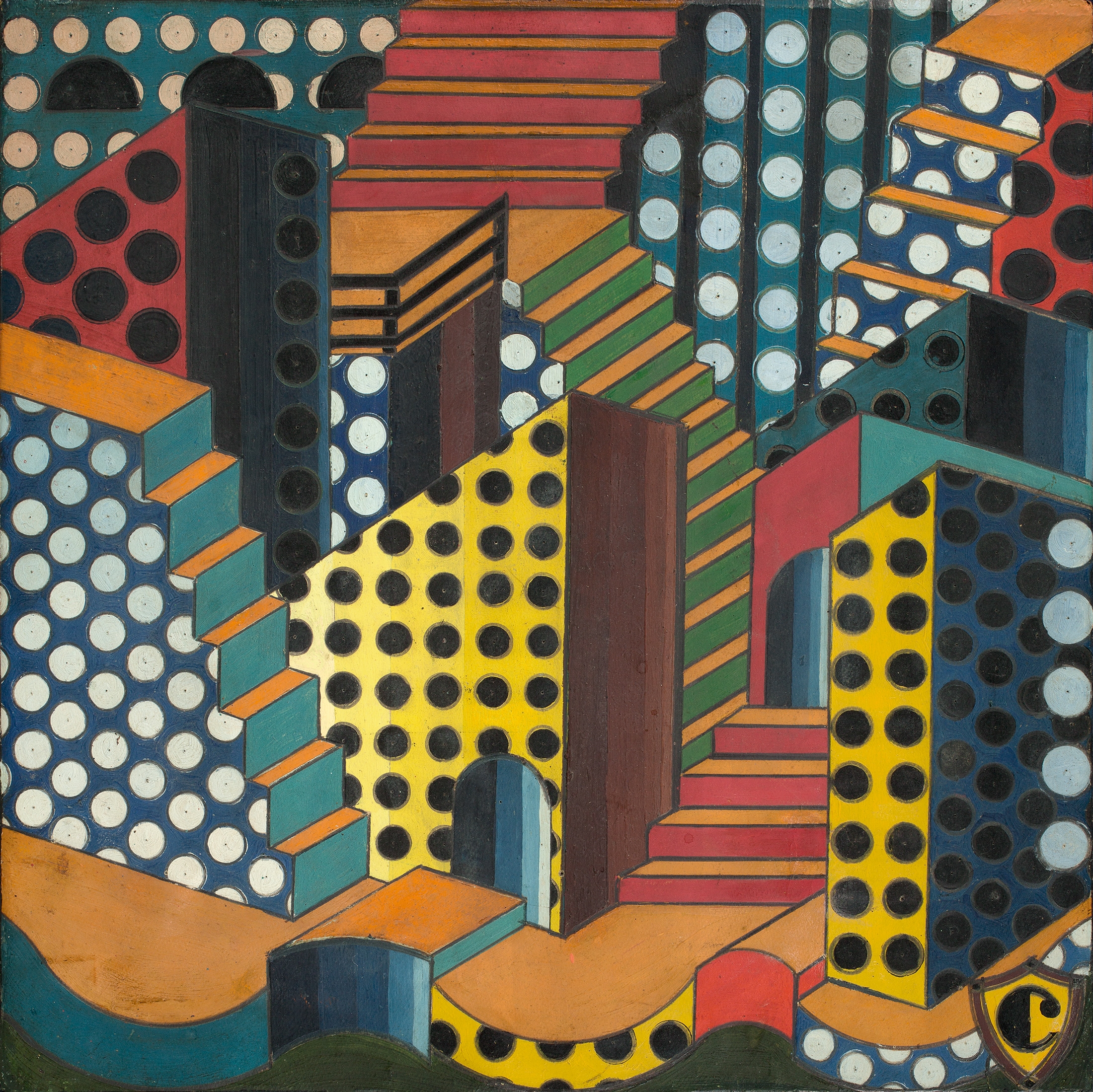 Artwork by Sascha Wiederhold, Bild 42, Made of Tempera and graphite on heavy paper