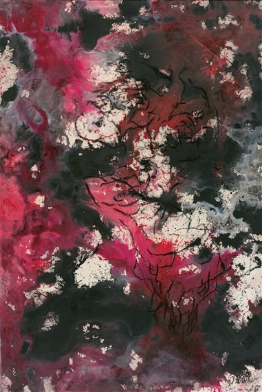 Großes Rotschwarz by Fred Thieler, 1988