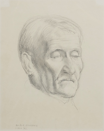 Old Man by Douglas Robert Dundas, 1932