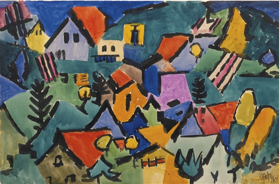 DAS BUNTE DORF by Johannes Itten, 1955