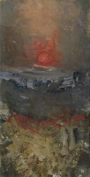 Red Sunset by Joan Kathleen Hardy Eardley
