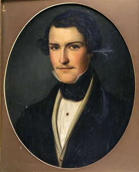Portrait of a young gentleman - Julius Isaak Jacob Sr.