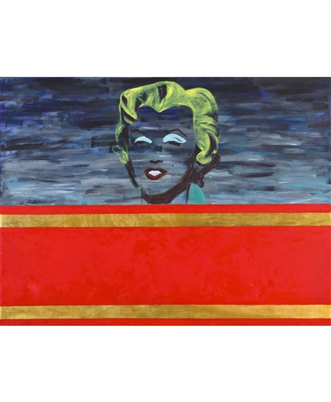 Behind the red horizon by Rostislav Lebedev, 1990s