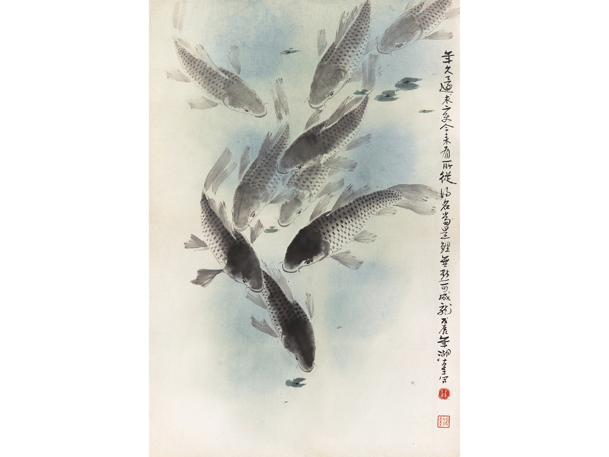 Lin Hukui | Nine fishes | MutualArt