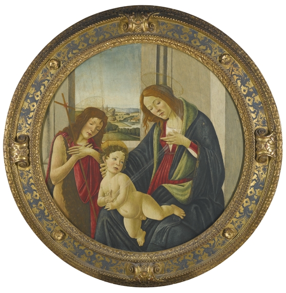 Sandro Botticelli | THE MADONNA AND CHILD WITH THE YOUNG SAINT JOHN THE ...