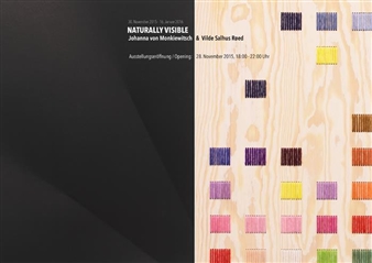 Johanna von Monkiewitsch & Vilde Salhus Røed: Naturally Visible - Galerie Jette Rudolph