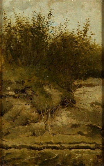 Landscape with River by Henryk Grabiński