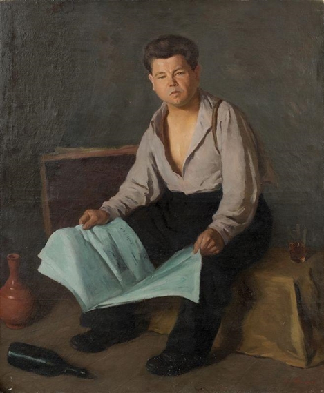 The Proletarian by Léonid Frechkop, 1944