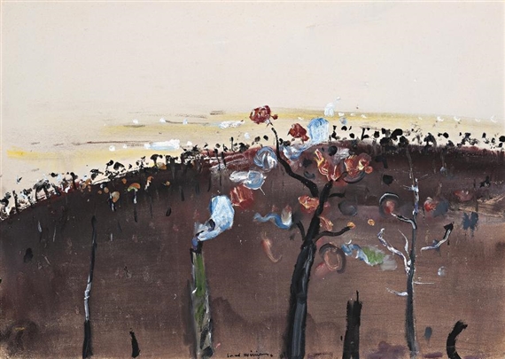 BURNING TREE, UPWEY by Fred Williams, 1969
