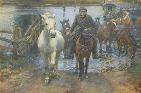 AUGEREAU AND SHRIMP AT THE FORD