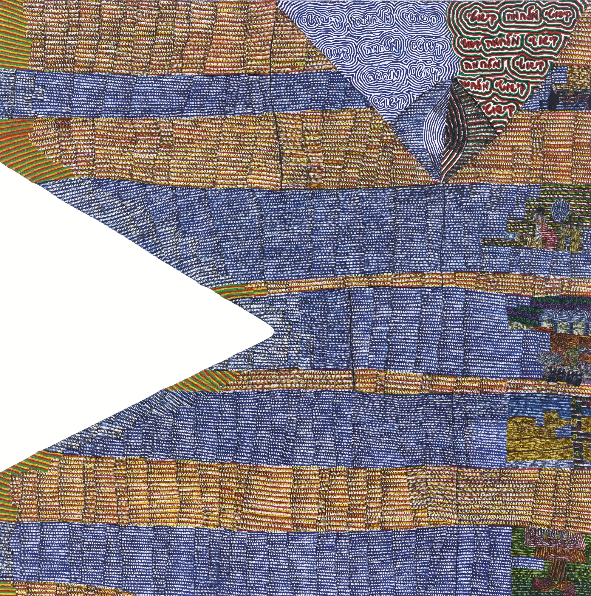 Artwork by Tal Mazliach, UNTITLED, Made of oil on canvas laid down on board