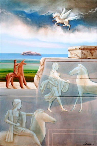 Terracotta wall From the series «Wandering sculptures» by George Skoteinos