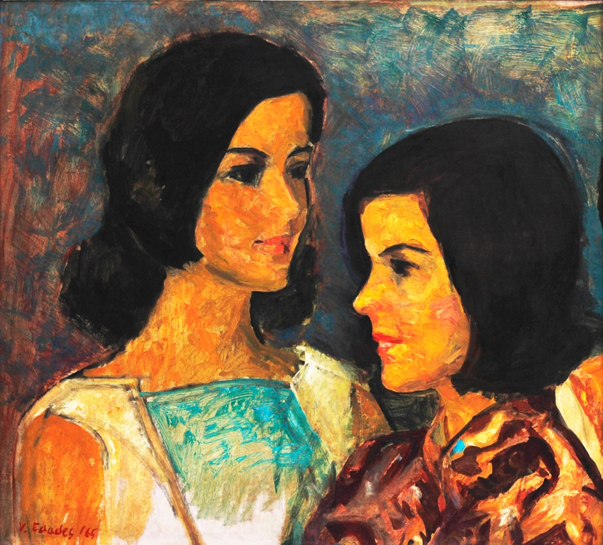 Victorio Edades Esther's Two Profiles (1965) MutualArt