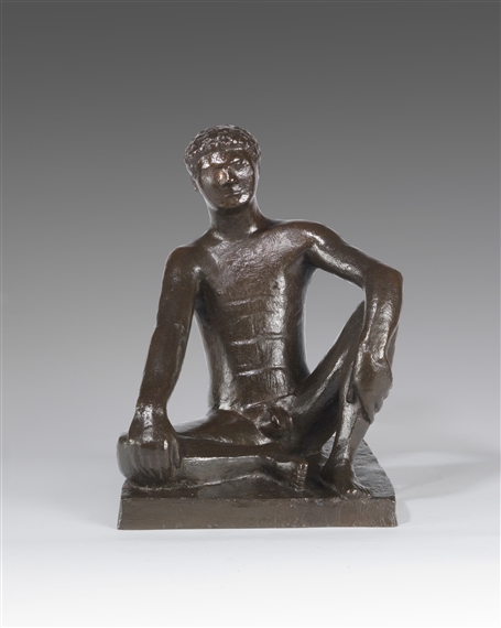 Adam, Sitzend by Gerhard Marcks, 1947