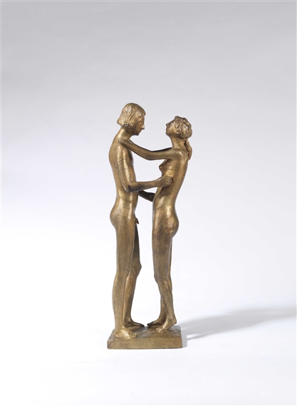 Kleines Liebespaar, Unbekleidet