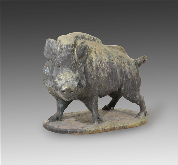 Ungarischer Keiler by Fritz Behn, 1930, 1940