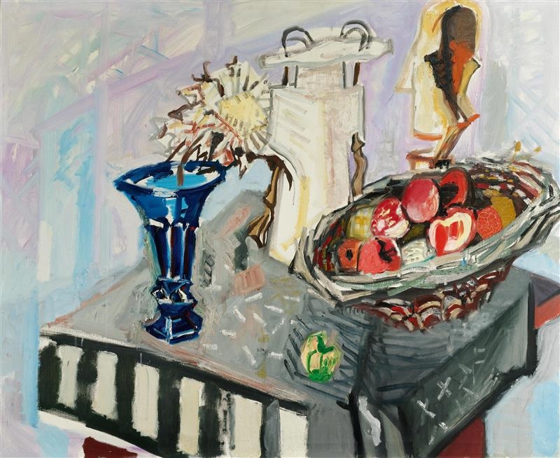Artwork by Max Gubler, Still life, Made of oil on canvas