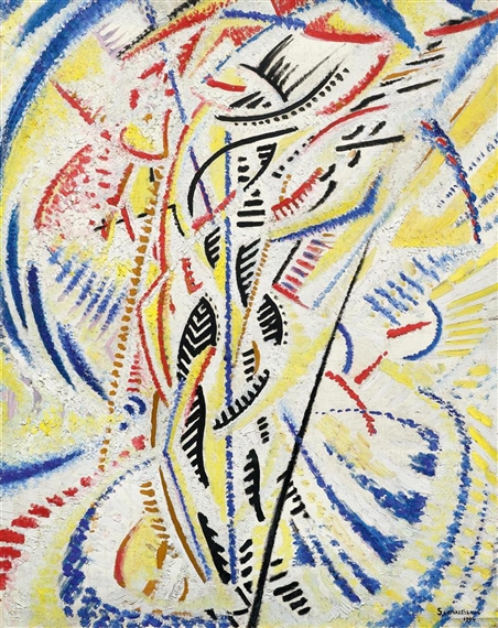 Sviluppo di un Ritmo, Luce by Jules Schmalzigaug, 1914