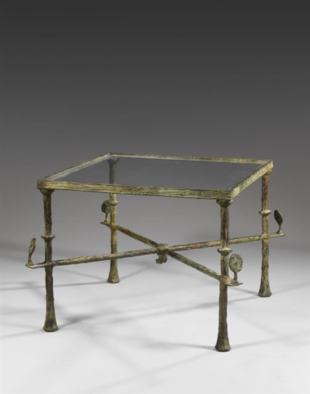 SELLETTE AU RUBAN ET AUX ARBUSTES by Diego Giacometti, Circa 1982