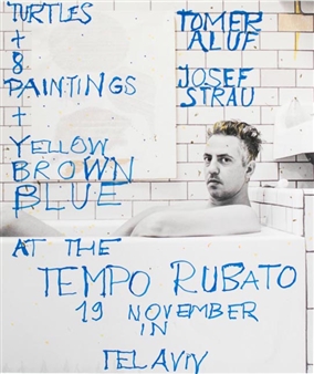 Tomer Aluf & Josef Strau: Turtles + 8 Paintings + Yellow Brown Blue - Tempo Rubato