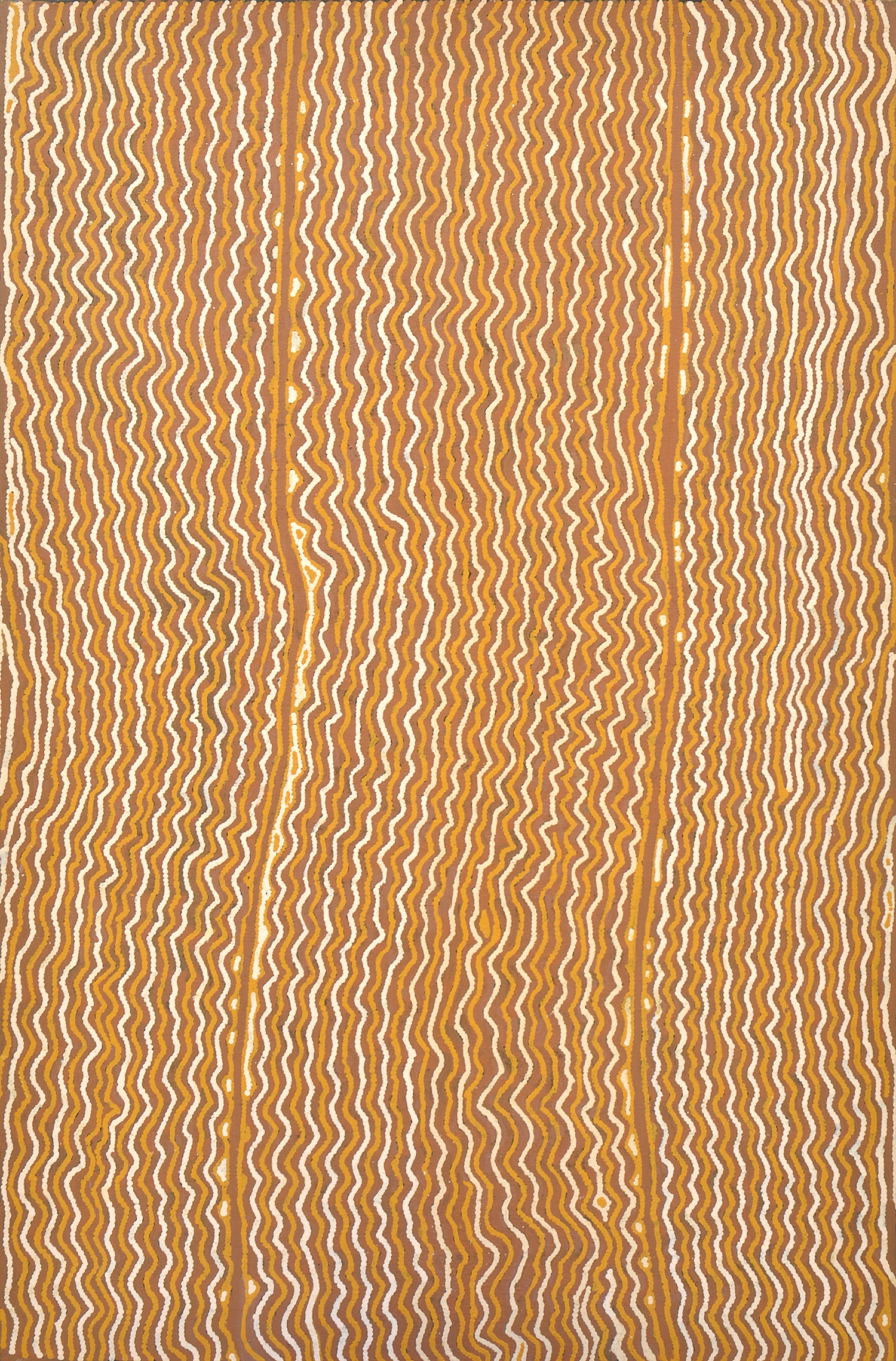 Artwork by Charlie Ward Tjakamarra, Tingari, Made of acrylic on canvas