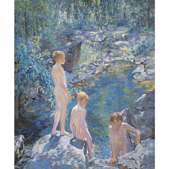 THREE BOYS AT THE SHEEPHOLE by Roy Cleveland Nuse