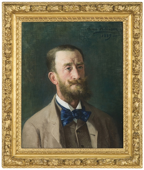 PORTRAIT OF A GENTLEMAN by Anna Bilinska, 1889