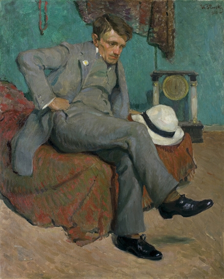 PORTRAIT OF MR D by Wladyslaw Blocki, 1910