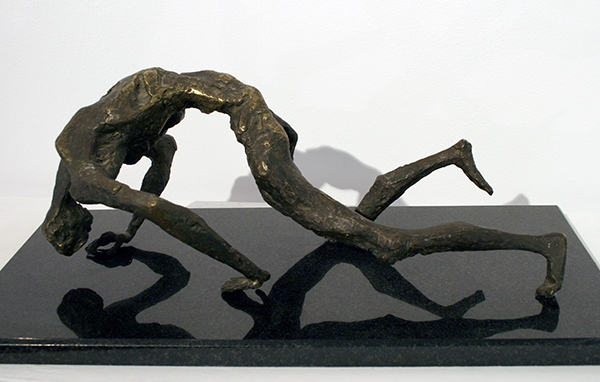 Artwork by Galin Malakchiev, The Falling Man, Made of bronze