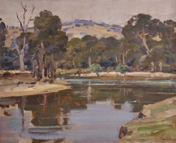 Reflections on the Goulburn by John Longstaff