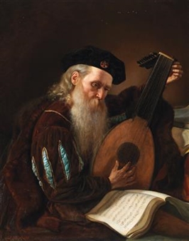 The Lute Player - Johann Böss
