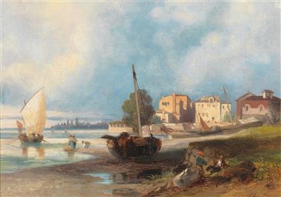 "Bassa Marea in Normandia" by Achille Dovera