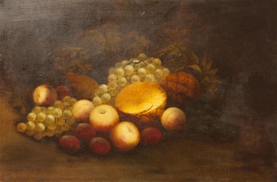 Unknown | Still Life with Fruit (1860) | MutualArt