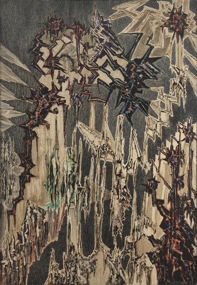 Painting 59/24 by Jerzy Tchórzewski, 1955, 1959