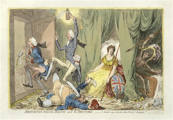 Britannia between Death and the Doctors