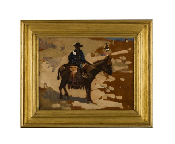 YOUNG MAN ON A MULE by Arthur Melville