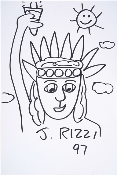 James Rizzi | Follow the Leader (1990) | MutualArt