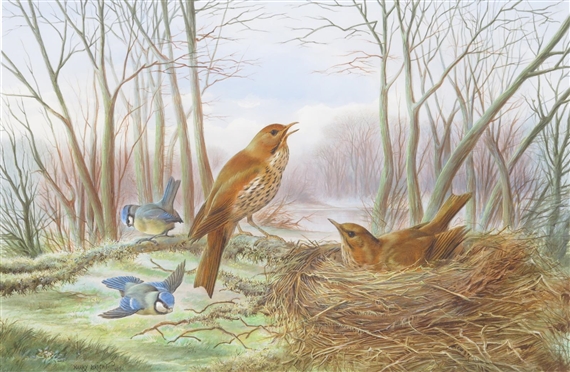 The herald of spring by Harry Bright, 1891