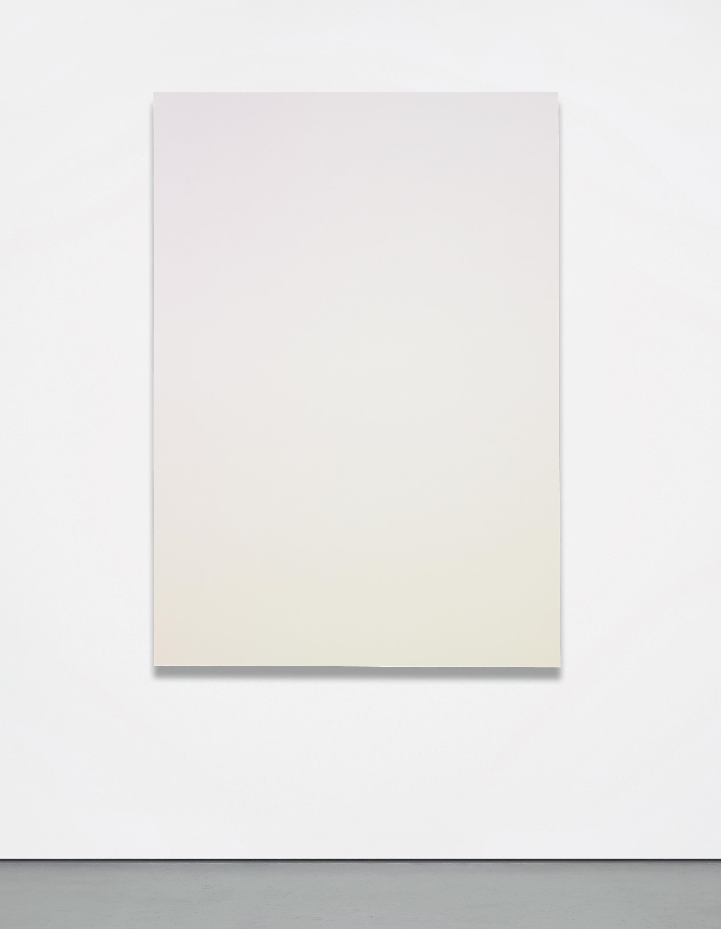 Artwork by Scott Lyall, Untitled 4, Made of grayscale, white, and color ink dispension, UV radiation on cotton