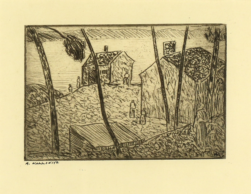 Abraham Walkowitz | Coastal View with Trees | MutualArt