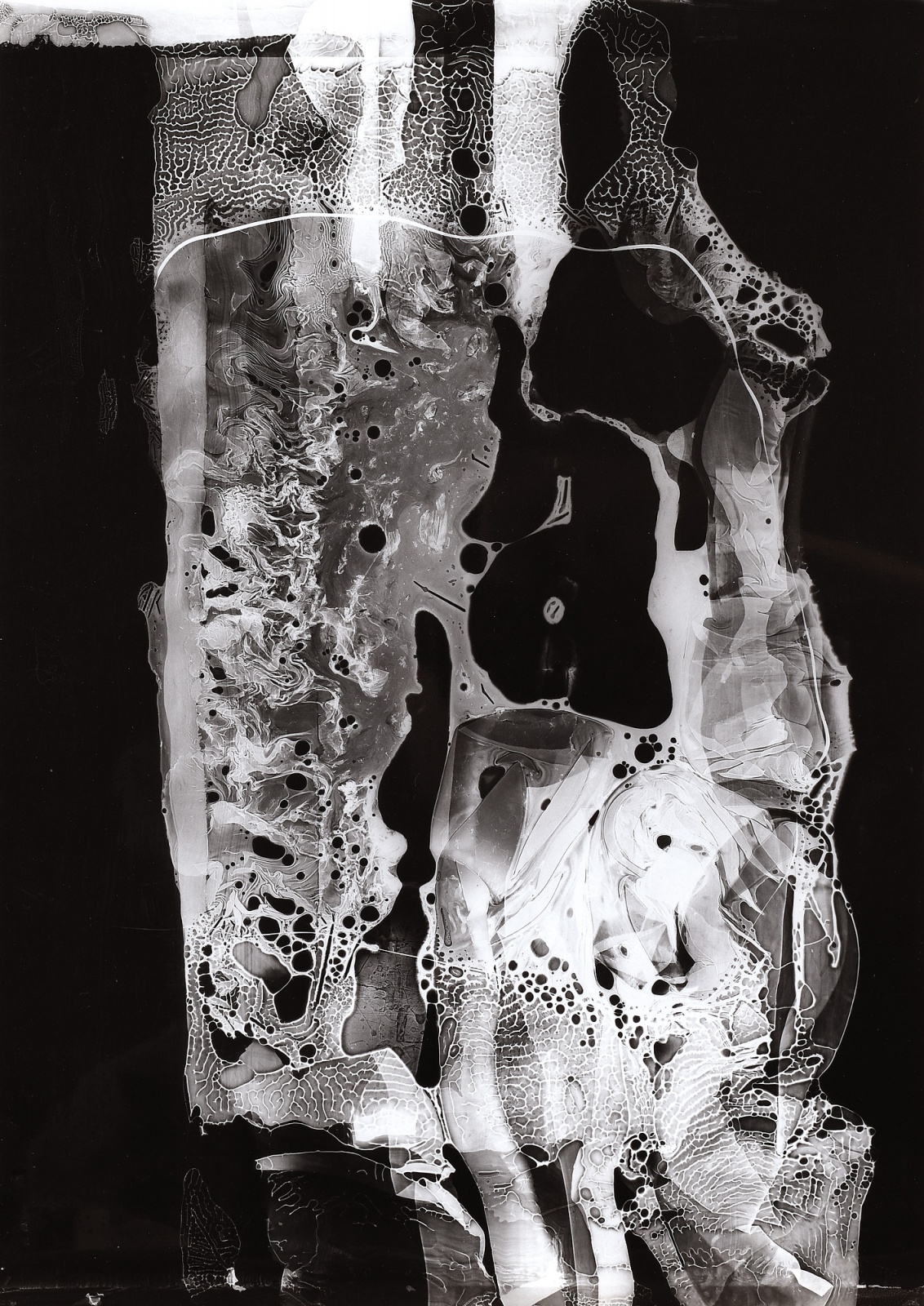 Artwork by Josef Istler, Abstraktní kompozice, Made of vintage gelatin silver print