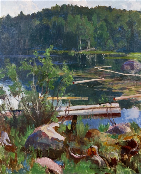 Landscape by Vilho Sjöström, 1943