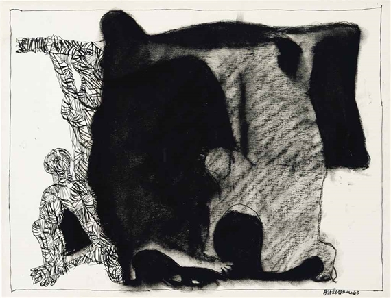 Study for a Composition by Morris Broderson, 1963