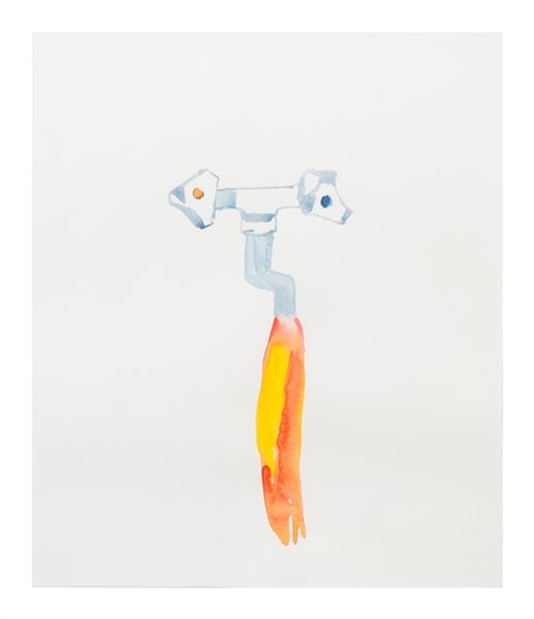 A Pair: Untitled (Skull/Faucet) & Untitled (Faucet) by Anne-Marie Schneider, 2006